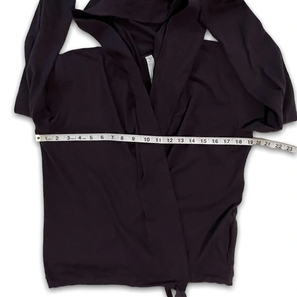 Lululemon Ready To Rulu Wrap Hooded Jacket 6/Small Boysenberry Dark Purple Yoga - Picture 14 of 16